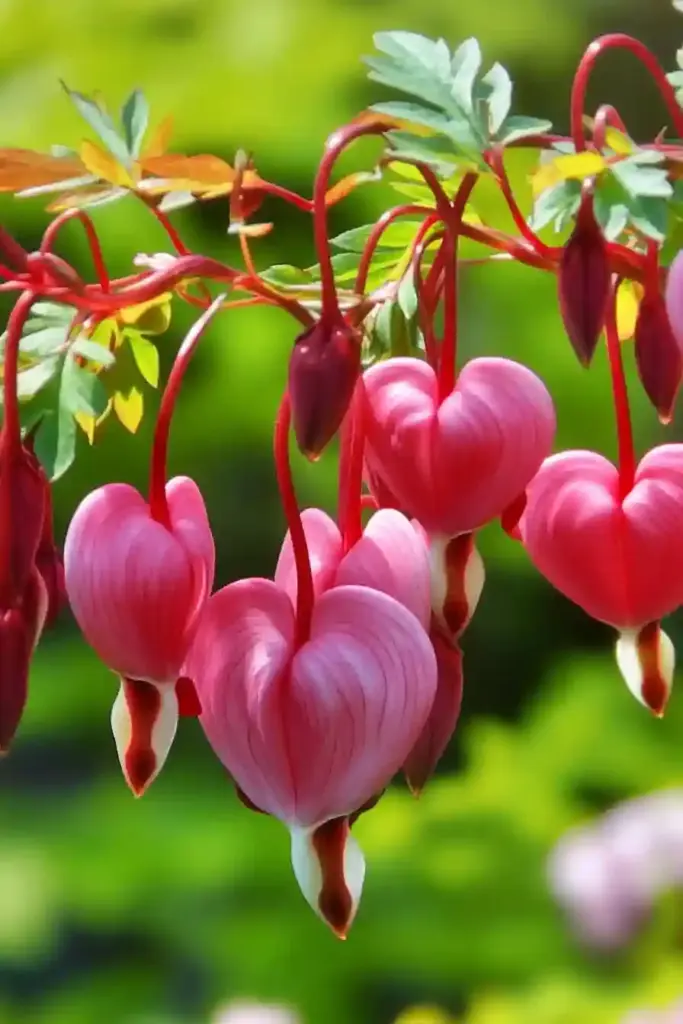 💗 10. Bleeding Heart (Dicentra spectabilis)