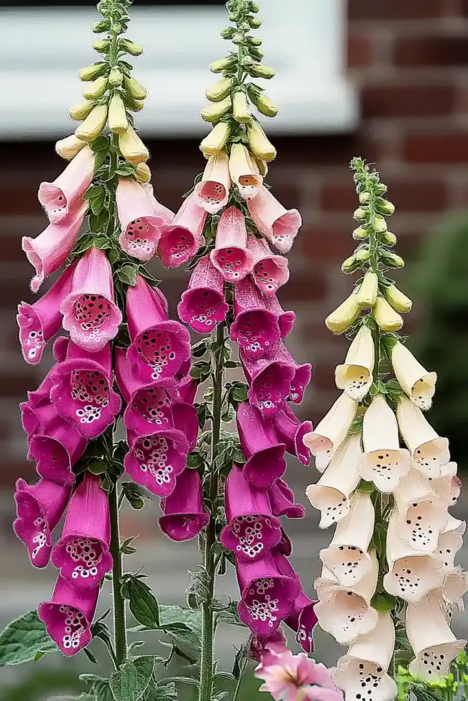 🌸 7. Foxgloves (Digitalis)