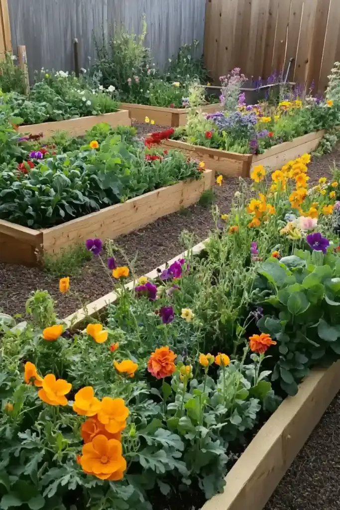 The Edible Flower Garden