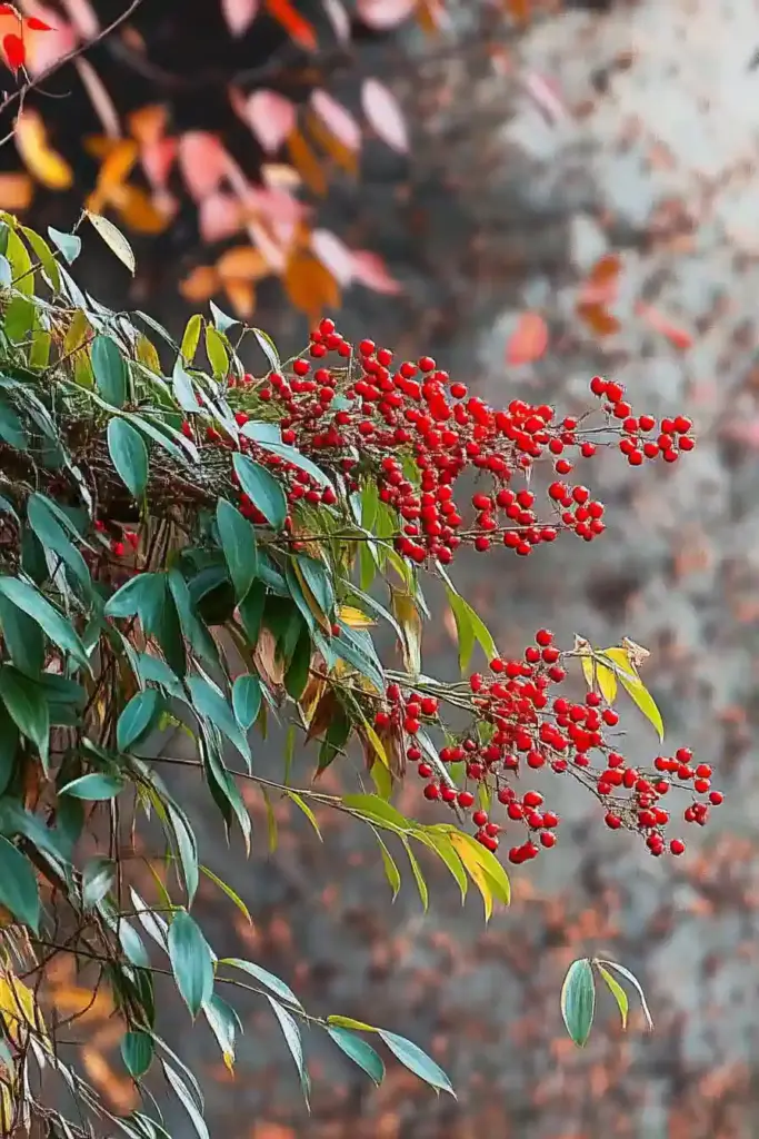 4. Heavenly Bamboo (Nandina domestica)