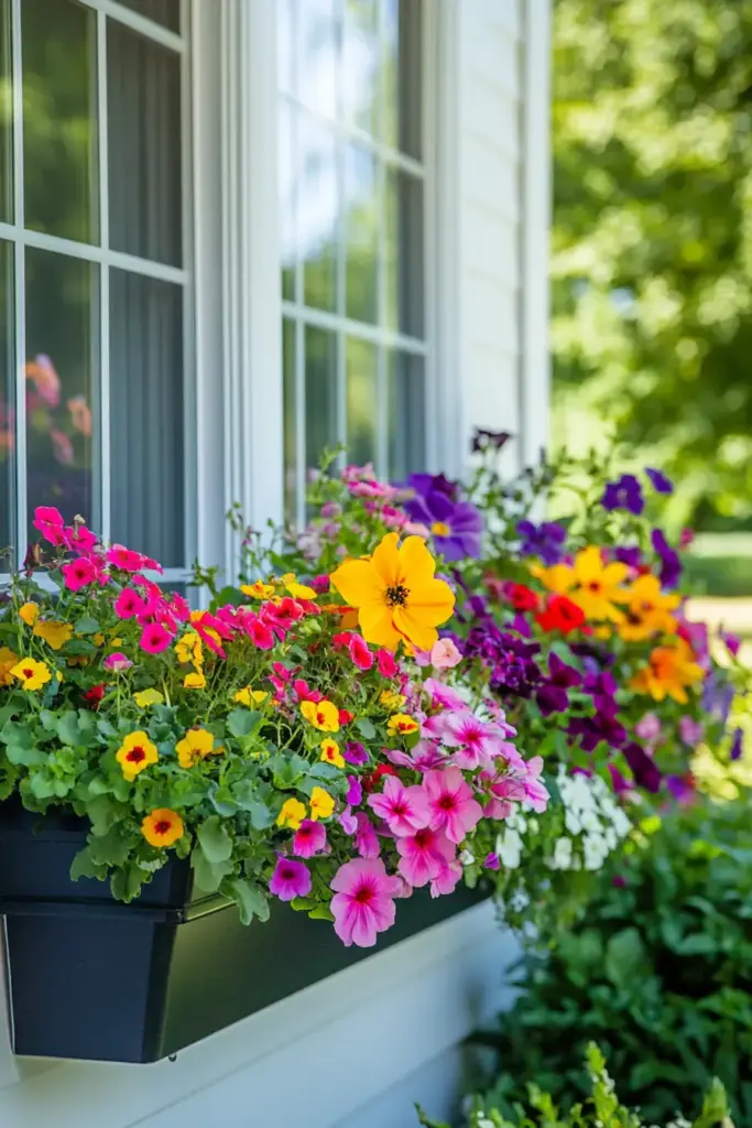 9. Install Window Boxes for Instant Curb Appeal