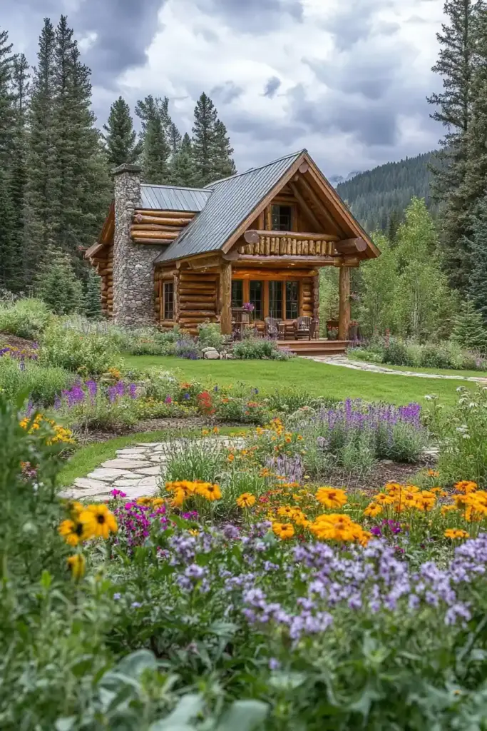 11. Rustic Charm with Cabin Vibes