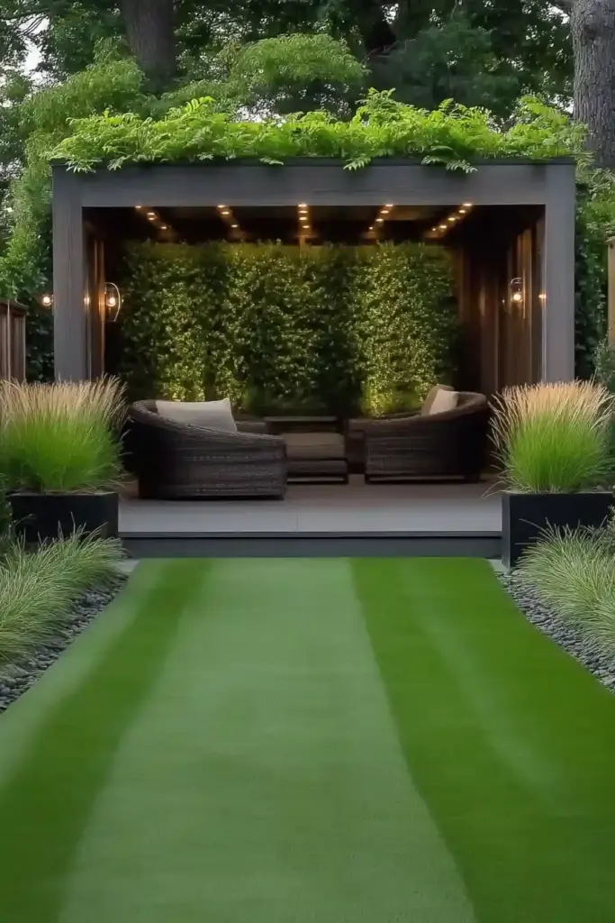 6. Covered Comfort: Turning Shade into a Stylish Feature