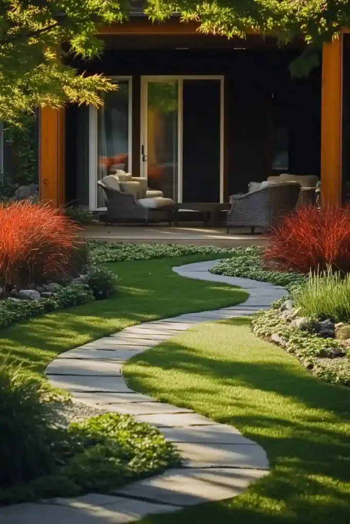 13. Patio Party Zone: Where Modern Design Meets Outdoor Fun