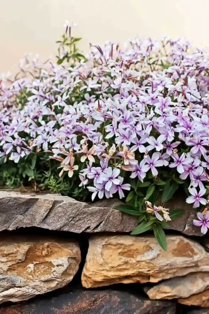 🌸 2. Creeping Phlox (Phlox subulata)