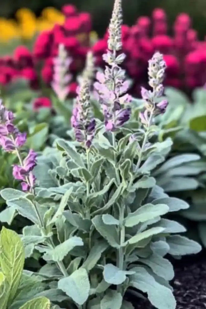 🌿 20. Lamb’s Ear (Stachys byzantina)