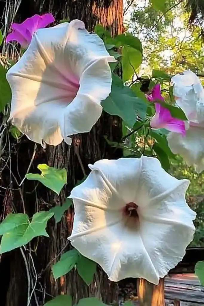 17. Wild Potato Vine (Ipomoea pandurata)