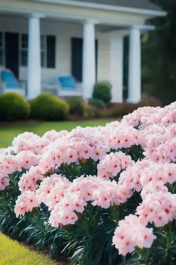 💜 15. Phlox: Soft, Spreading Blooms That Attract Butterflies