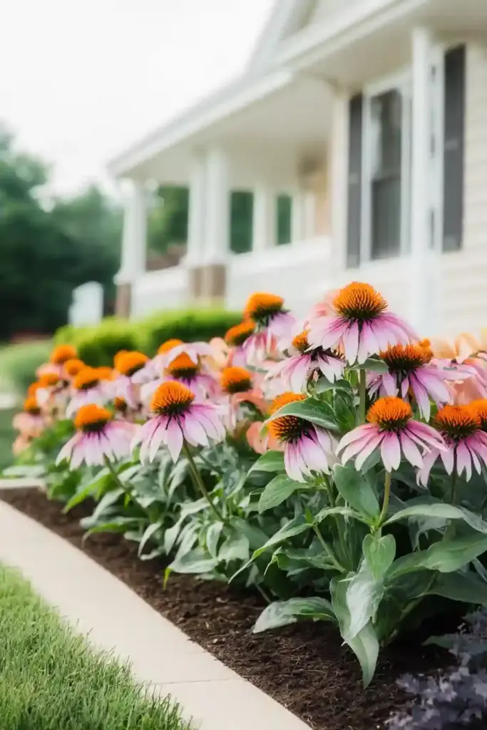 🌸 19. Echinacea: Bold Blooms That Thrive on Neglect