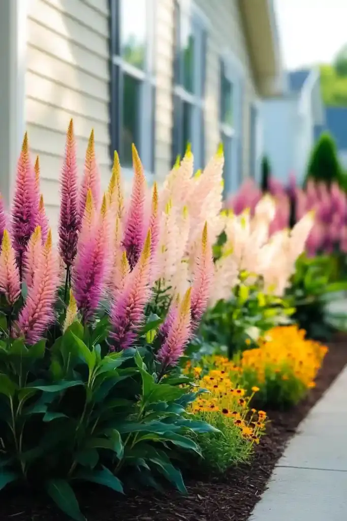 💫 18. Astilbe: Soft Plumes That Brighten Up the Shade