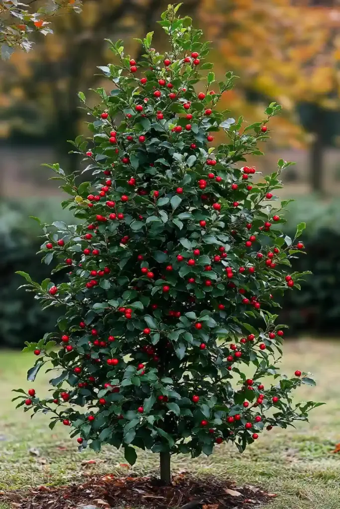 🍃 9. Fast-Growing Holly – Woodland Beauty with a Bold Edge
