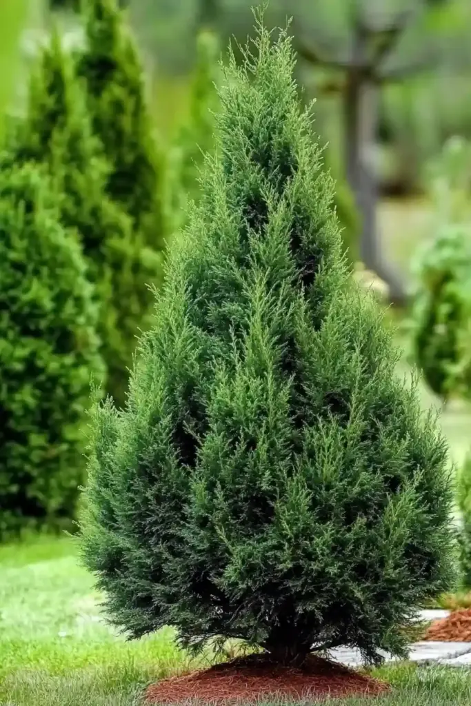 🌲 2. Arborvitae – Elegant Evergreens with Impressive Speed