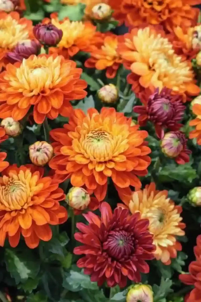 🌼 12. Garden Mums (Chrysanthemums)