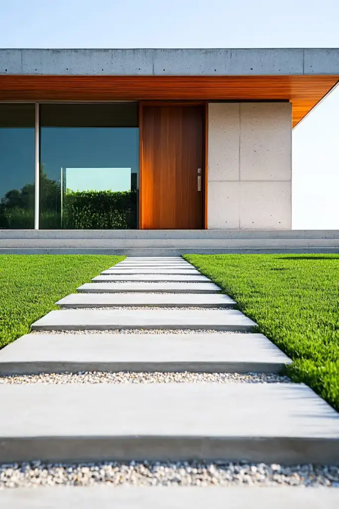 3. Modern Front Yard Landscaping