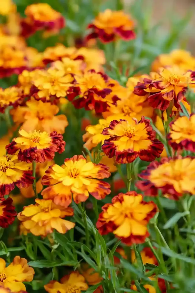 3. Marigold (Tagetes spp.)