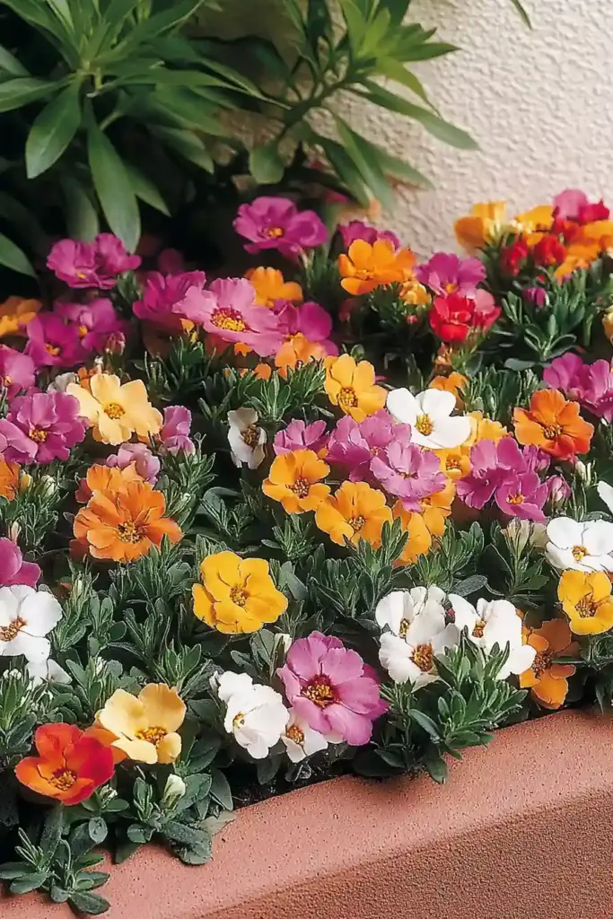 4. Portulaca (Portulaca grandiflora)