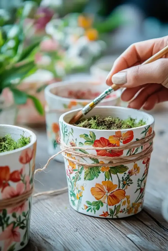 1. Get Creative and Decorate Your Flower Pots