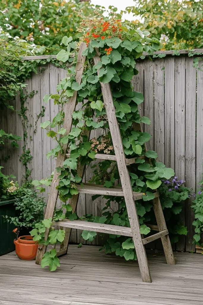 5. Freestanding Ladder Trellis