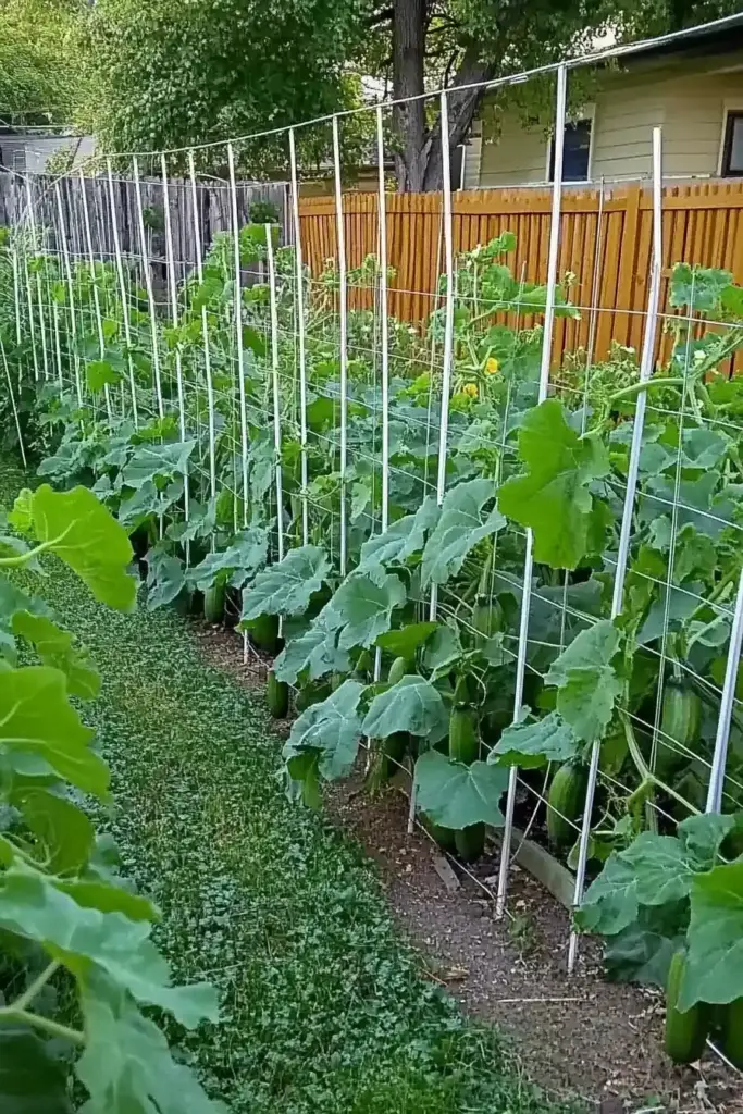 5. Hardware Fence Panel Cucumber Trellis