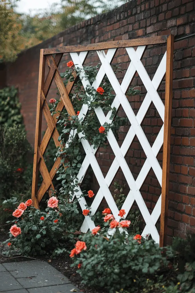 6. Chevron-Patterned Trellis