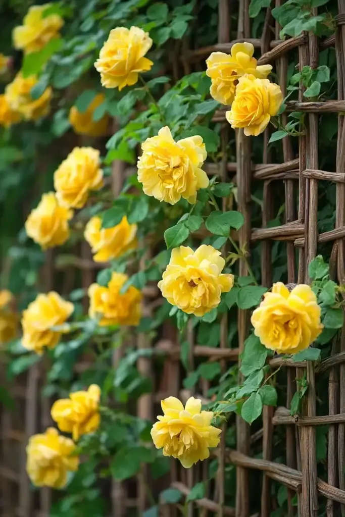 5. Woven Trellis Fences
