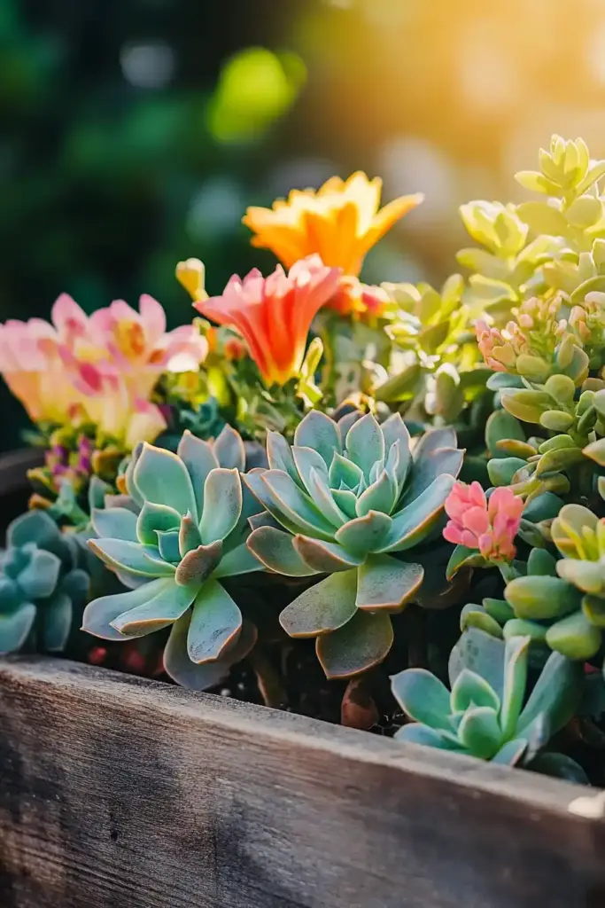 Colorful Succulent Arrangements