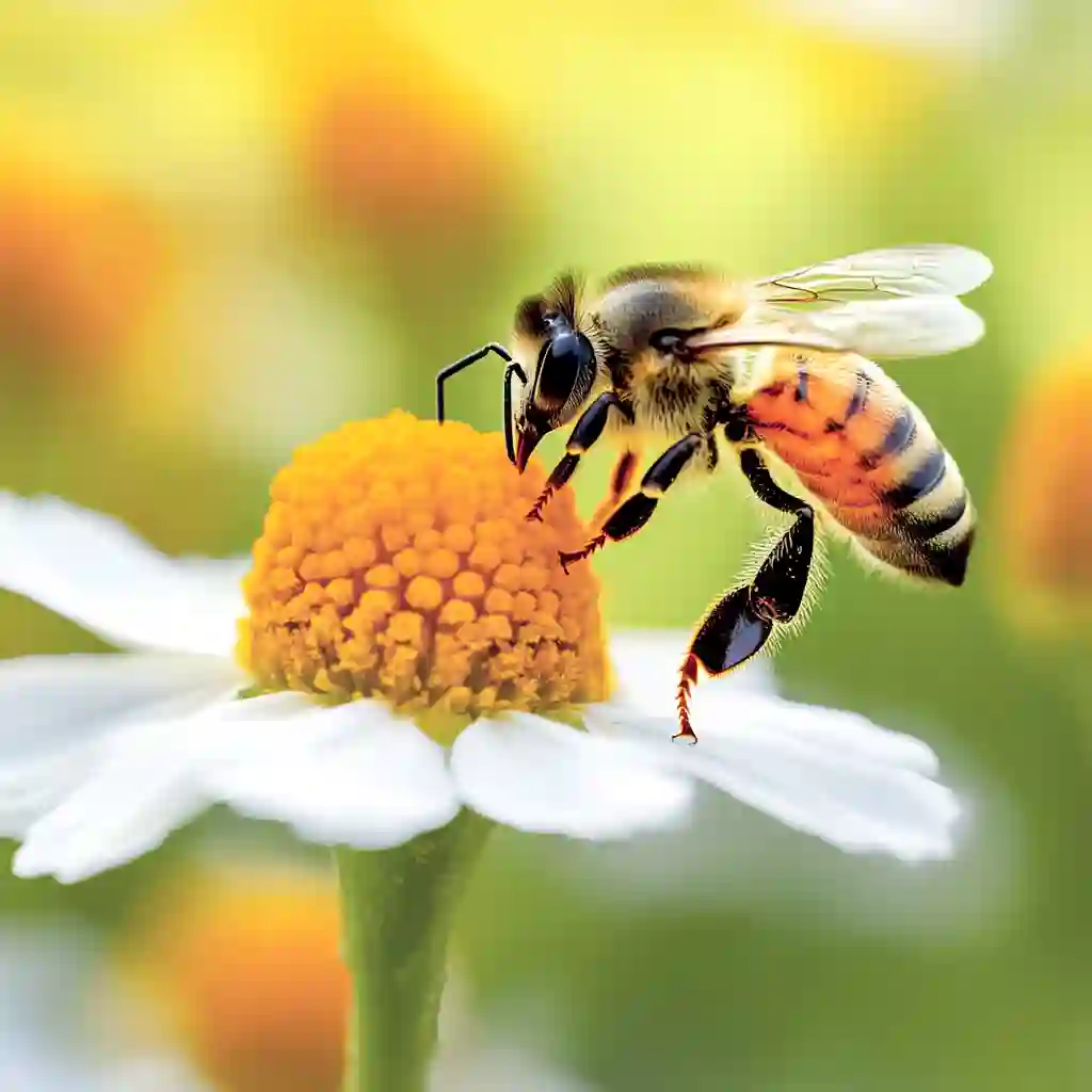Bees Pollinate and Maintain Garden Health
