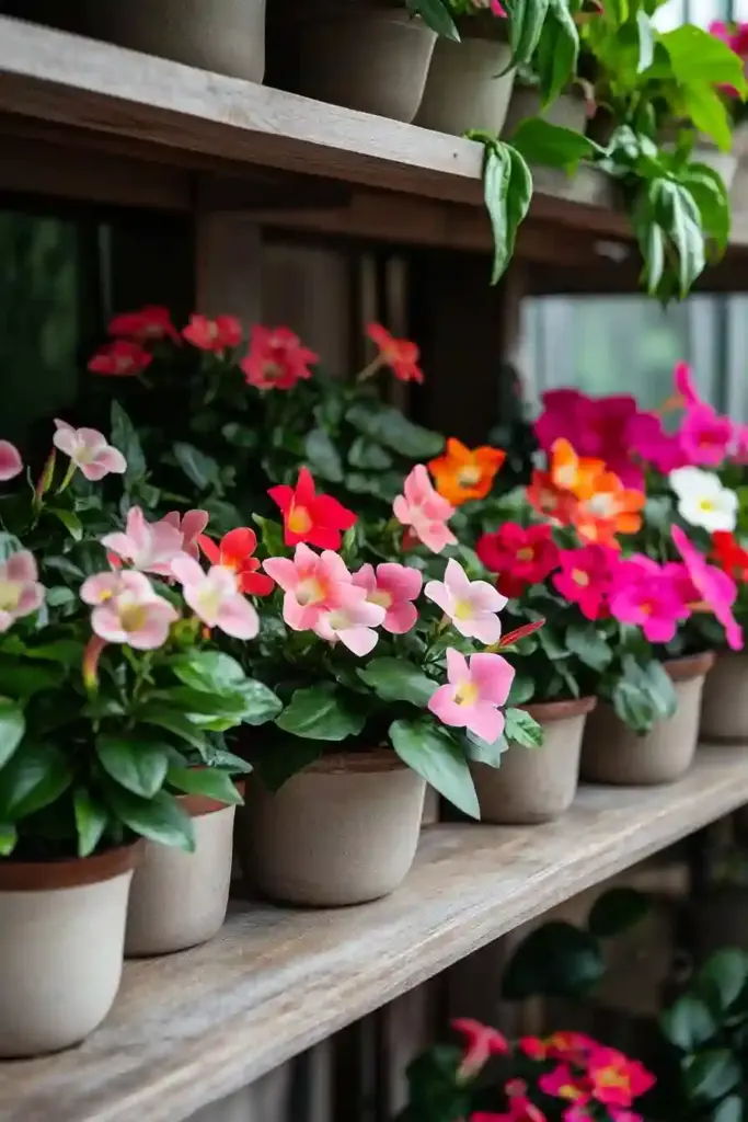 Pruning and Training Dipladenia for Indoor Growth