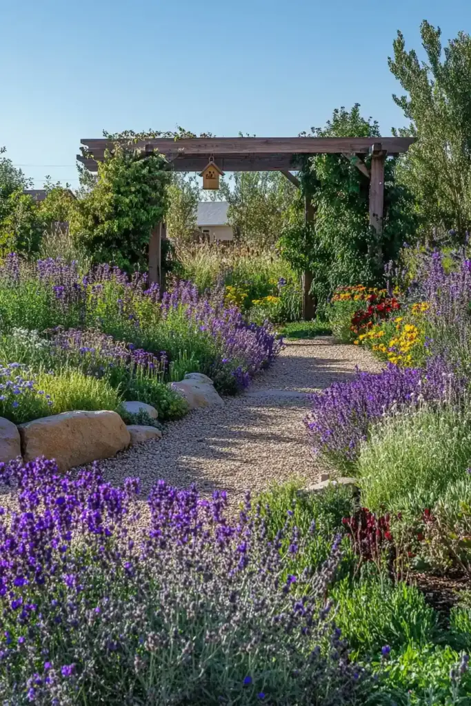 🌿 7. Trellis as Part of a Garden Arch
