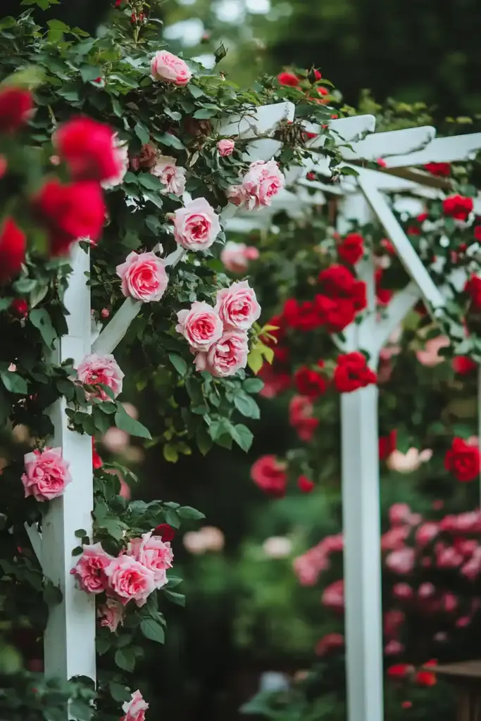 🌿 6. Freestanding Trellis for Scented Plants
