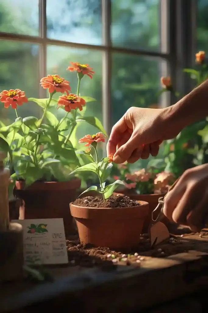 How to Grow Zinnias from Seeds in Pots