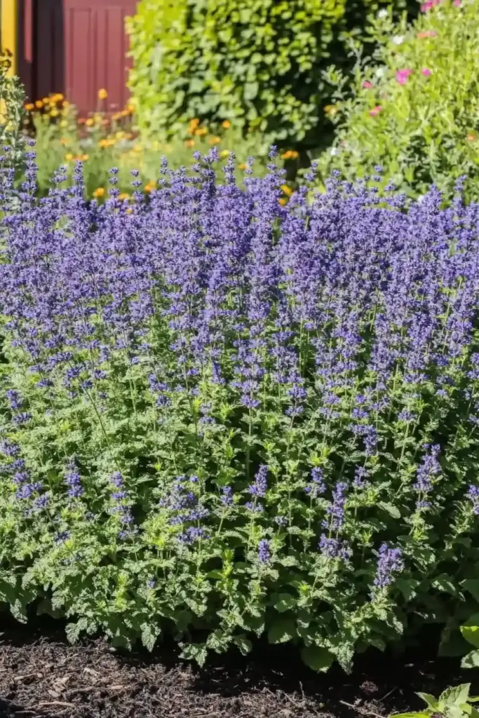 🌸 1. Catmint (Nepeta spp.)