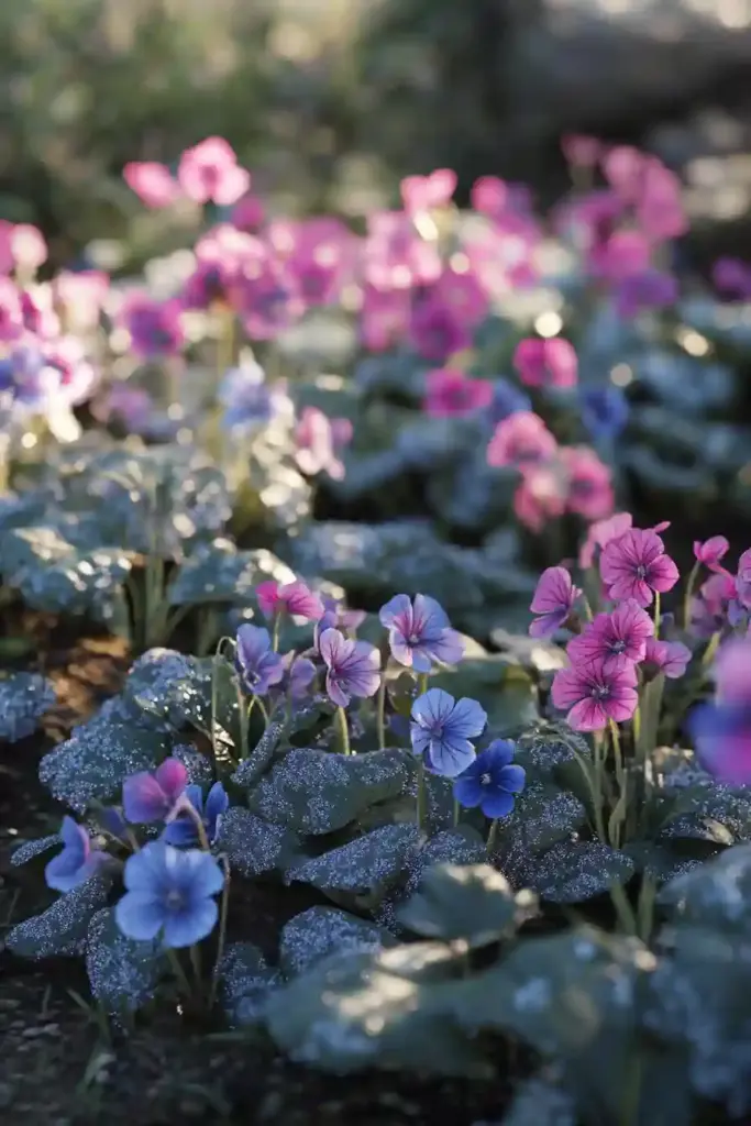 🌸 7. Lungwort: Spotted Leaves and Early Spring Blooms