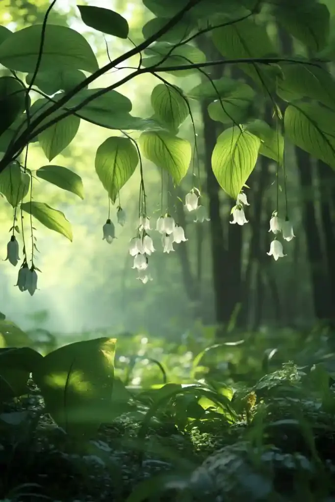 🌿 8. Solomon’s Seal: Elegant Arches for Woodland Borders