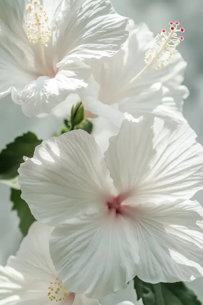 White Hibiscus: Pure Elegance for a Clean, Sophisticated Garden Look