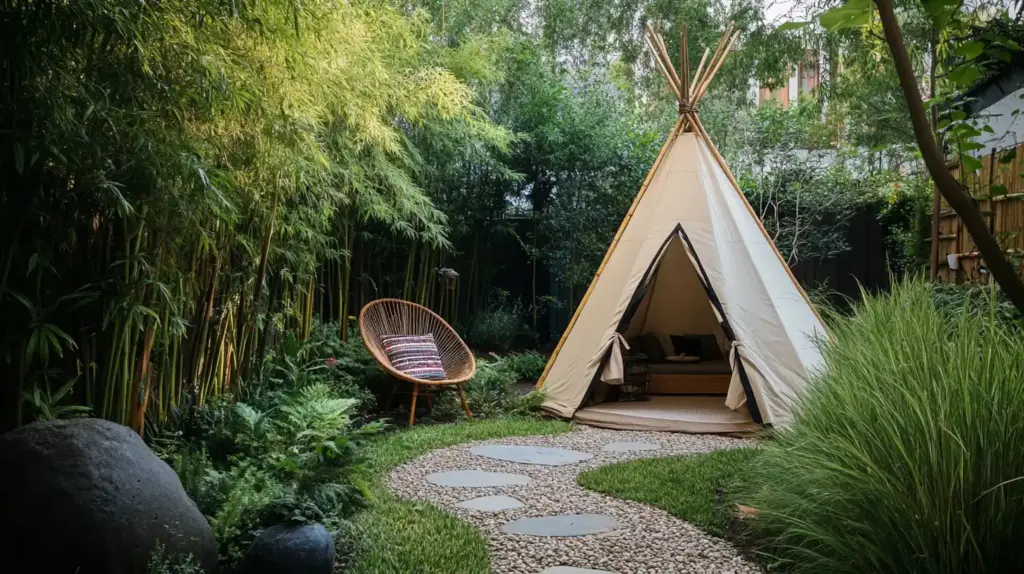 1. Bamboo Teepee