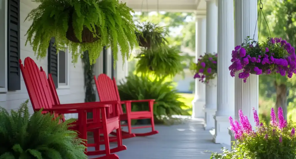 1. Ferns and Blossoms