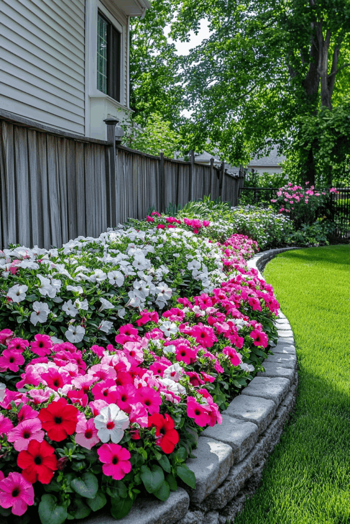 1. Curved Begonia Beds: Flowing Beauty in Every Corner