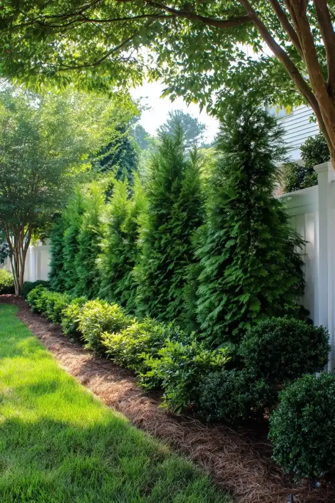  Layered Evergreen Hedge