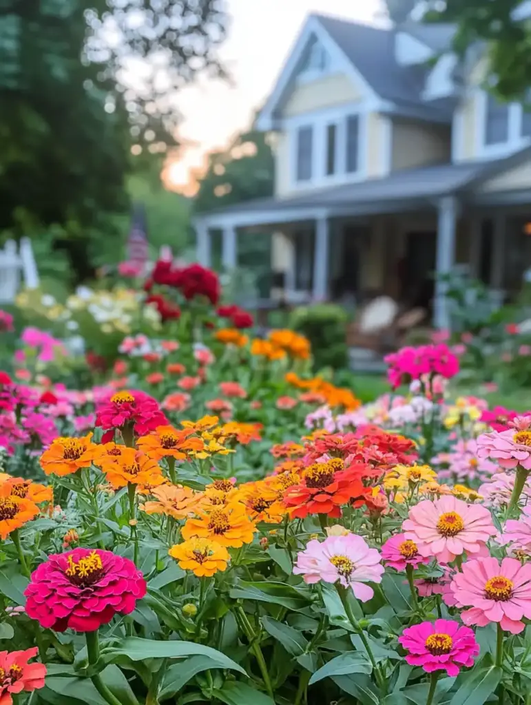 🌼 1. Uplift Your Farmhouse Facade with Cottage Charm
