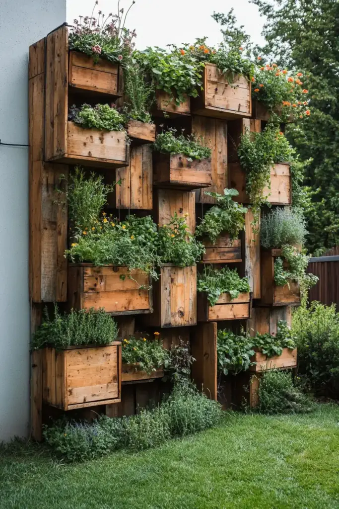 1. Vertical Planter Walls