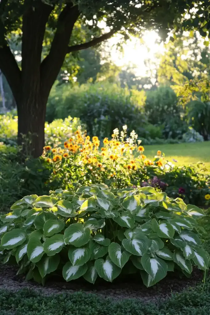 hostas landscaping