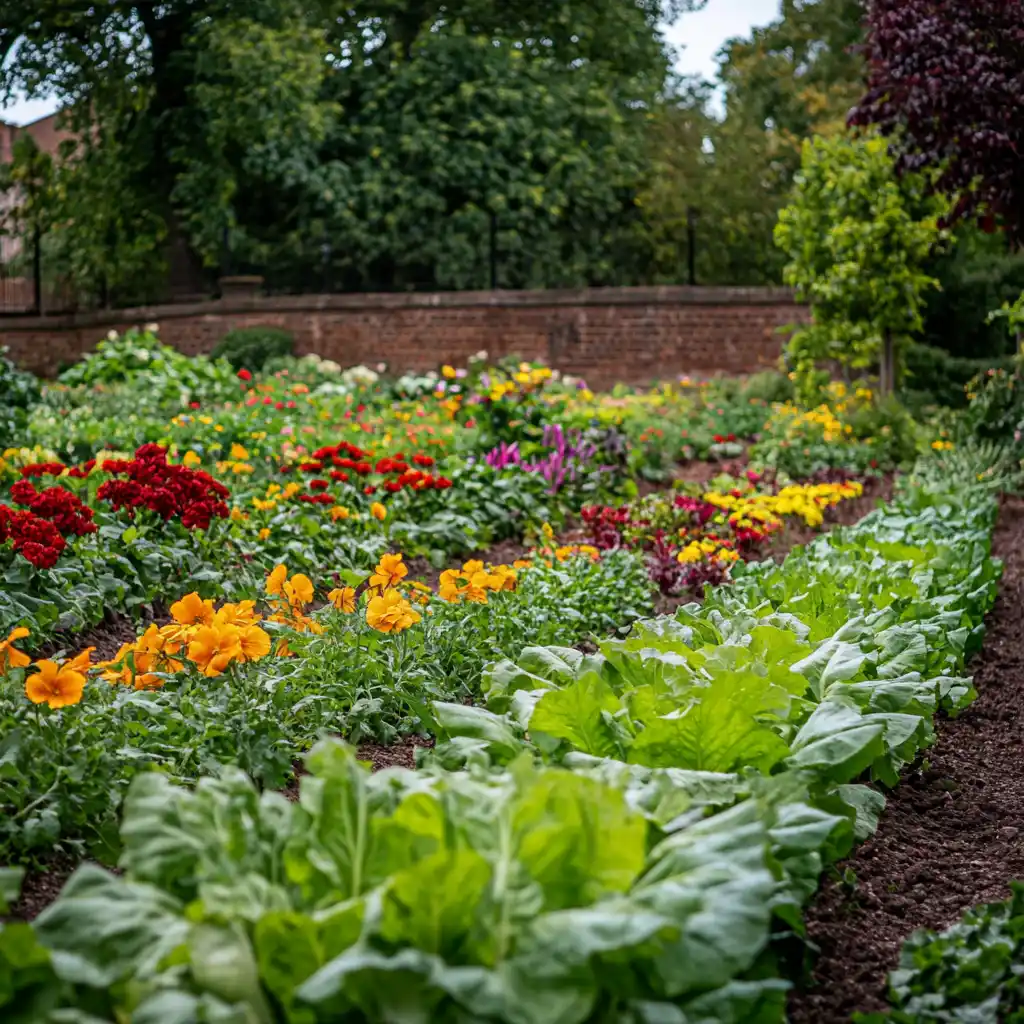 10. 🌿 Herb and Vegetable Garden: Beauty Meets Practicality