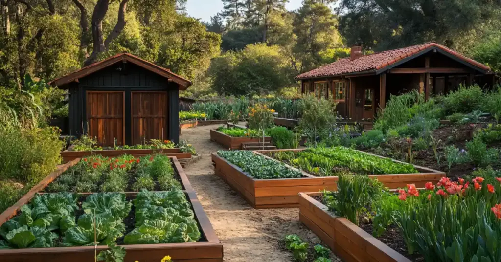 11. Garden Grooves: Where Veggies Frolic in Rows