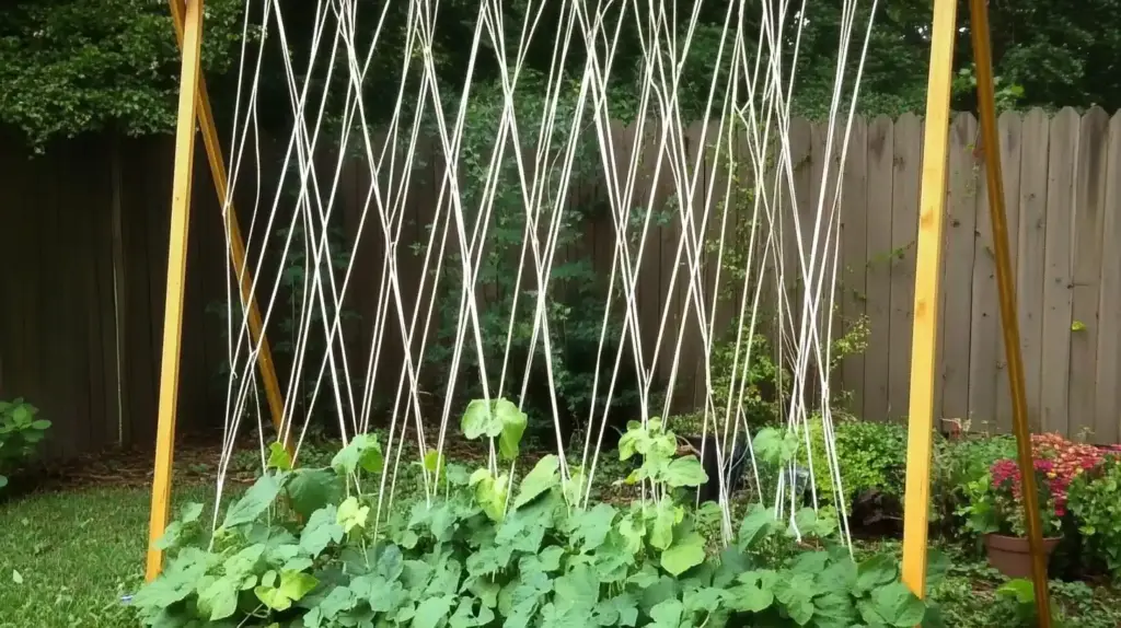 DIY String Trellis