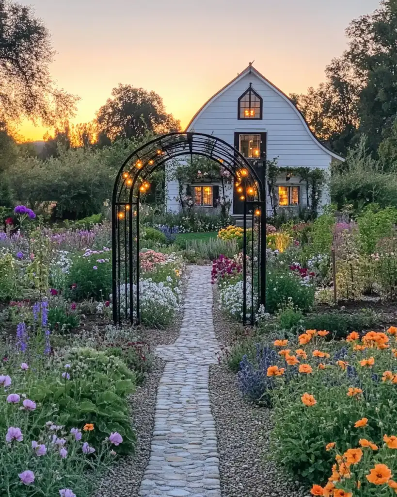 🏵️ 11. Inspire with a Cottage Garden Full of Heirloom Beauty