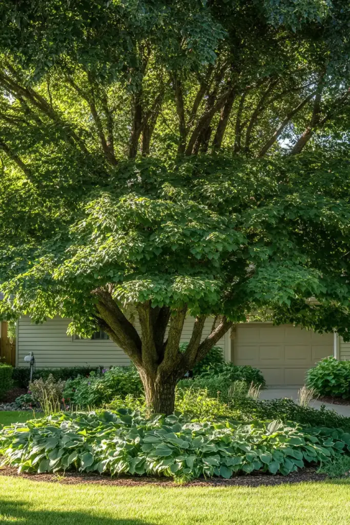 11. Tree Fence Alcoves for Seating