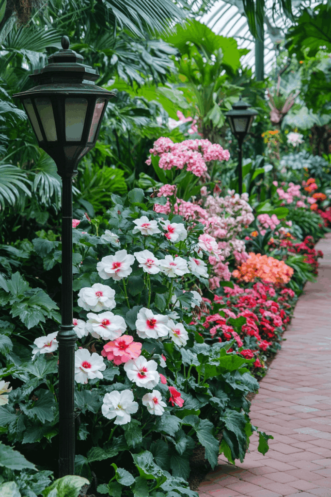 13. Contrasting Textures: Let Begonias Shine with Foliage Pairings