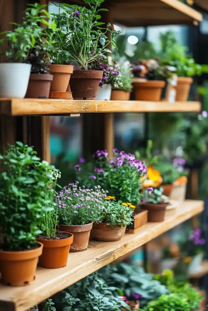 Stylish Plant Shelves