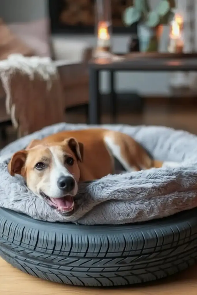 Tire Dog Bed
